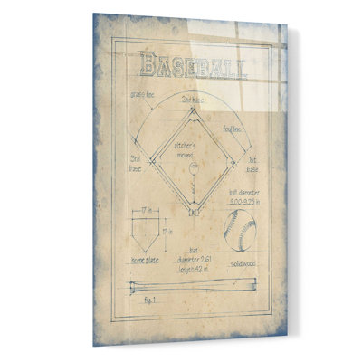«All About the Game I» par Ethan Harper, art mural en verre acrylique