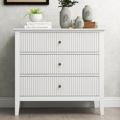 3 Drawer 80cm W Dresser