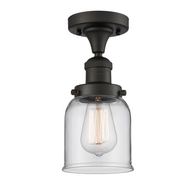 Plafonnier semi-encastré 5 po 1 lumières simple bell Norberto