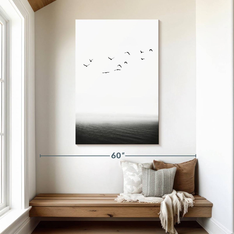 Brampt Flight At The Seaside, 48" H x 32" W
