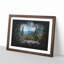 Winter Forest Road - Picture Frame Graphic Art Print-56876391-56876388