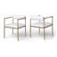 Chaise de salle à manger rembourrée Axis-123992161-123992156