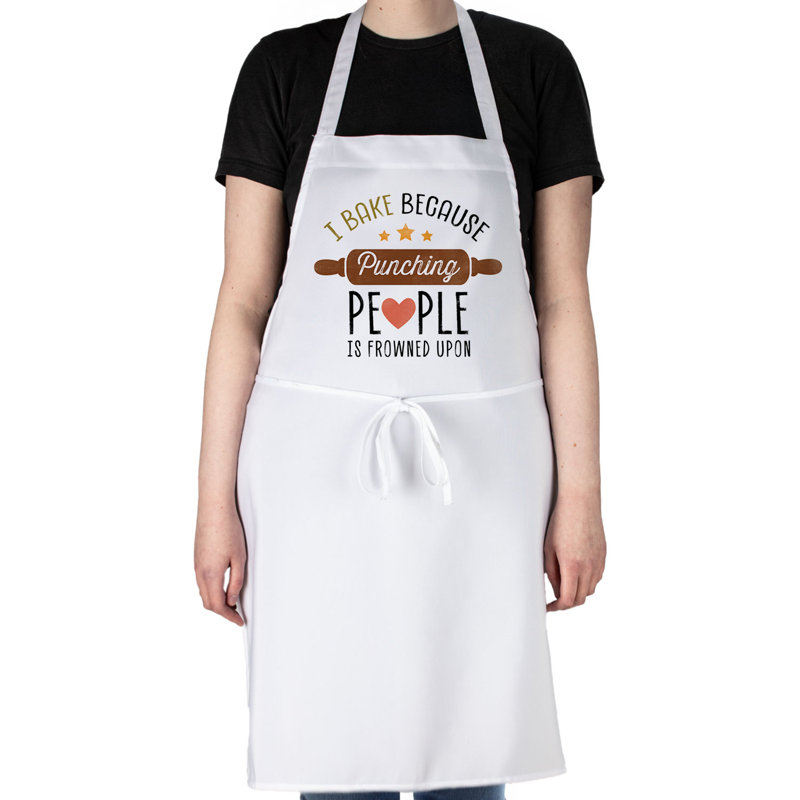 Punching is Frowned Upon Kitchen Chef Apron