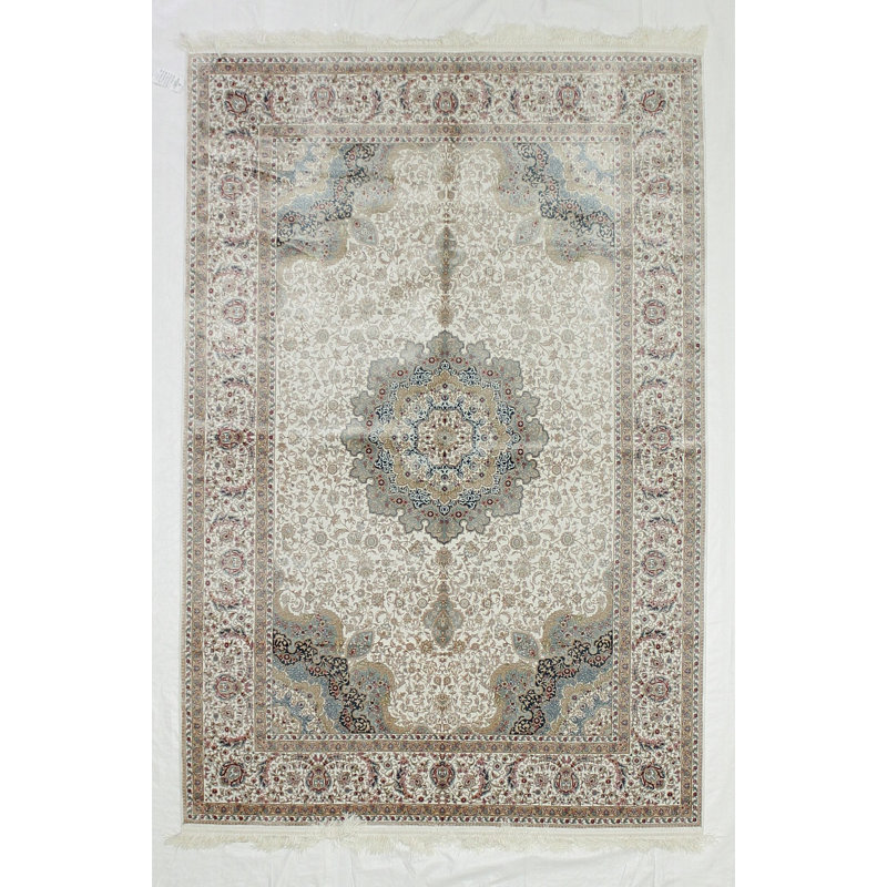 Tapis contemporain moderne touffeté à la main 5X8, Rectangle 5 pi x 7 pi 6 po
