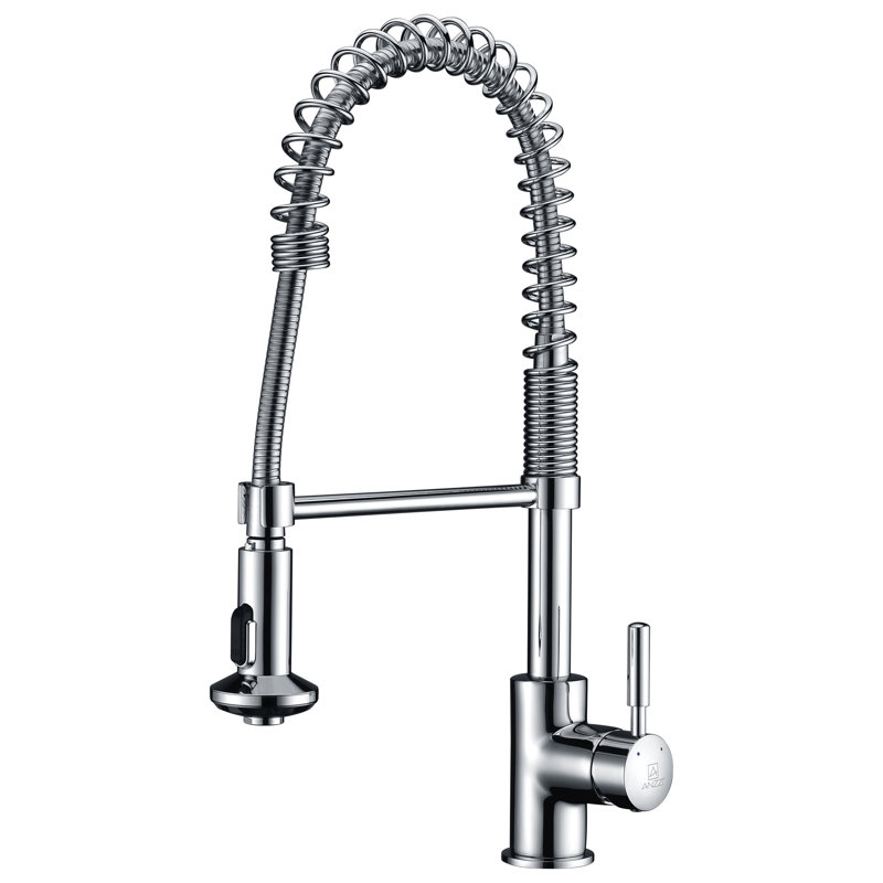 ANZZI Eclipse Series Pull Down Kitchen Faucet, Polished Chrome