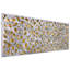 Radiant Fusion Leaf encadré sur un art mural abstrait en métal poli 3D-105342054