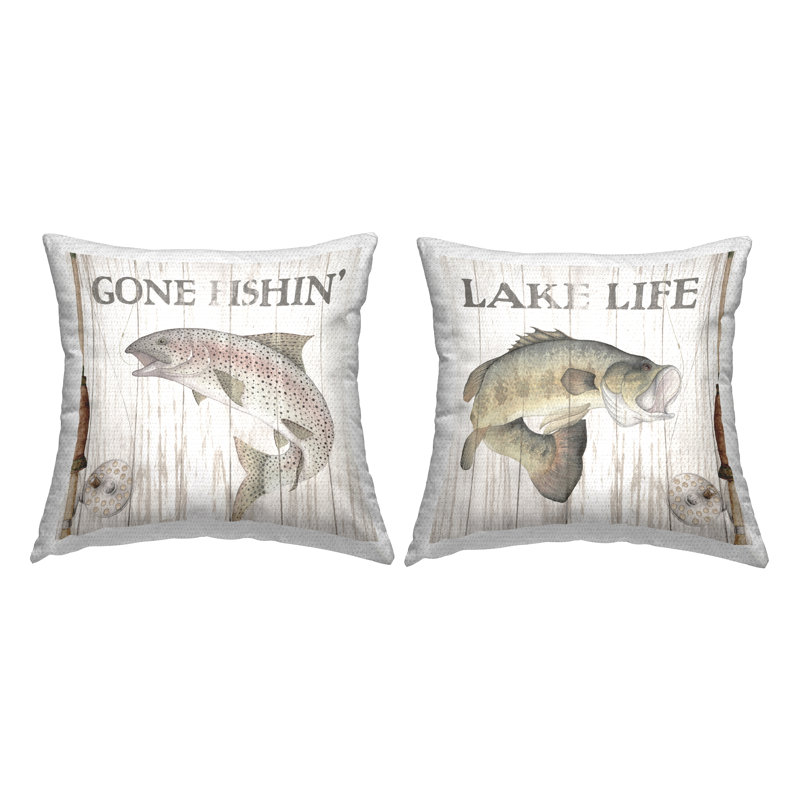 Ensemble de 2 coussins d'extérieur Lake Life