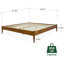 Finney Solid Wood Platform Bed without Headboard, Mid-Century Modern Bed Frame-1427823442-1426419456