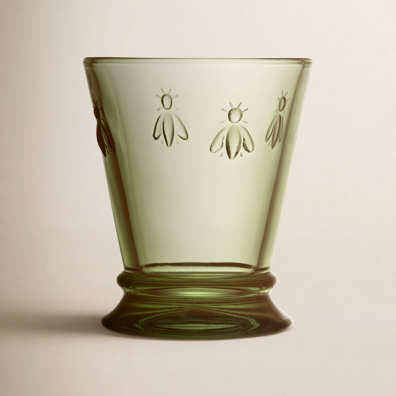 Napoleon Bee Drinking Glass, Green