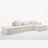 Upholstered 129.5'' Sofa-1757740031-1784789383