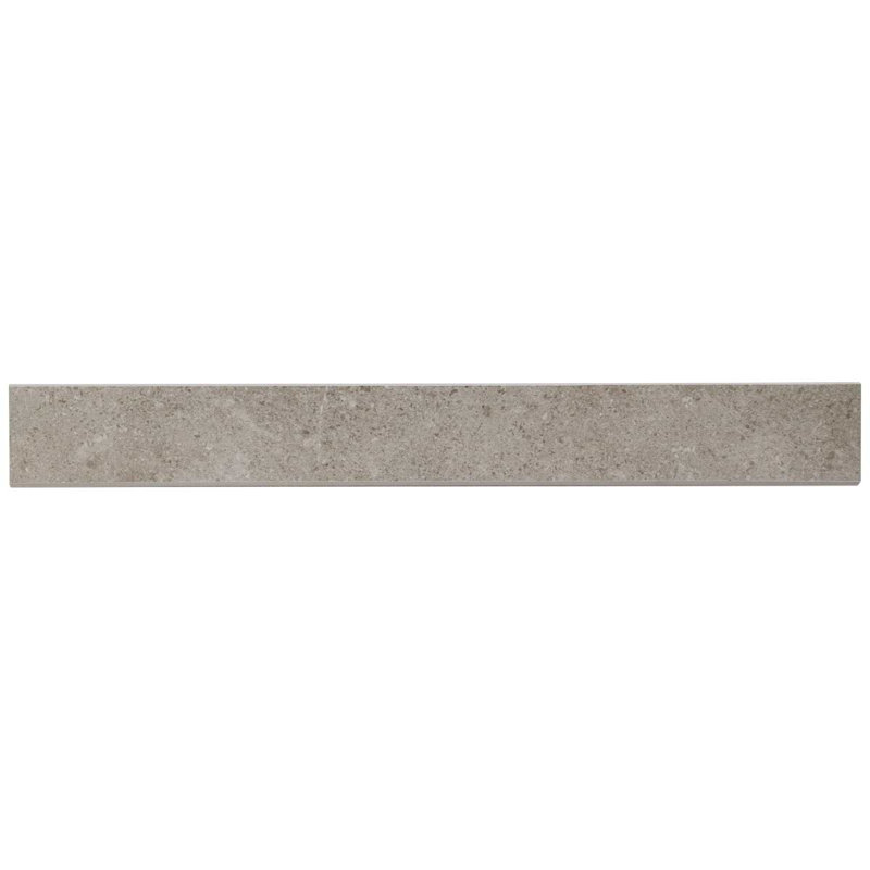 New Rock 3X24 Matte Porcelain Bullnose, Tortora Beige