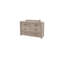 Mobilier de chambre à coucher à 6 tiroirs avec poignées en métal style rustique 1 pièce