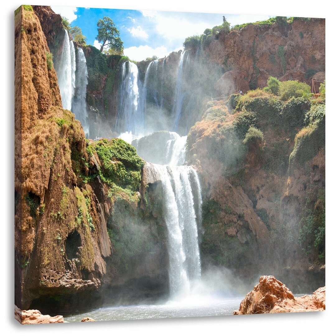 Leinwandbild Spektakulärer Wasserfall