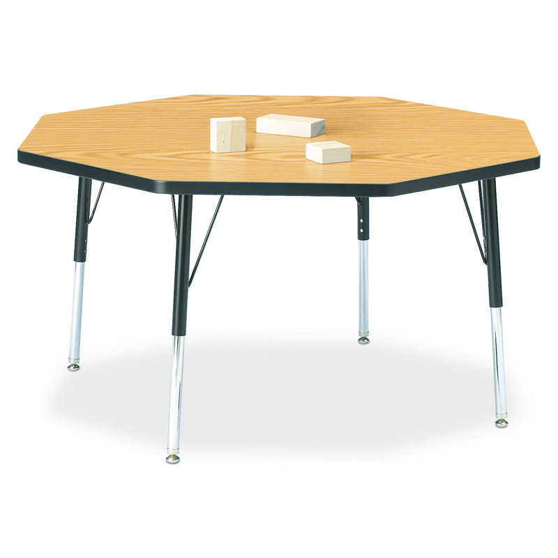 Table d'activité à hauteur ajustable Berries, Élémentaire (15 po à 24 po), Érable, Érable