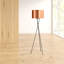 Ftenelle 158cm Black Tripod Floor Lamp-27797223