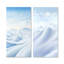«Winter Desert Snow Scenery», ensemble de 2 reproductions d'art sur toile-130381430-130381427