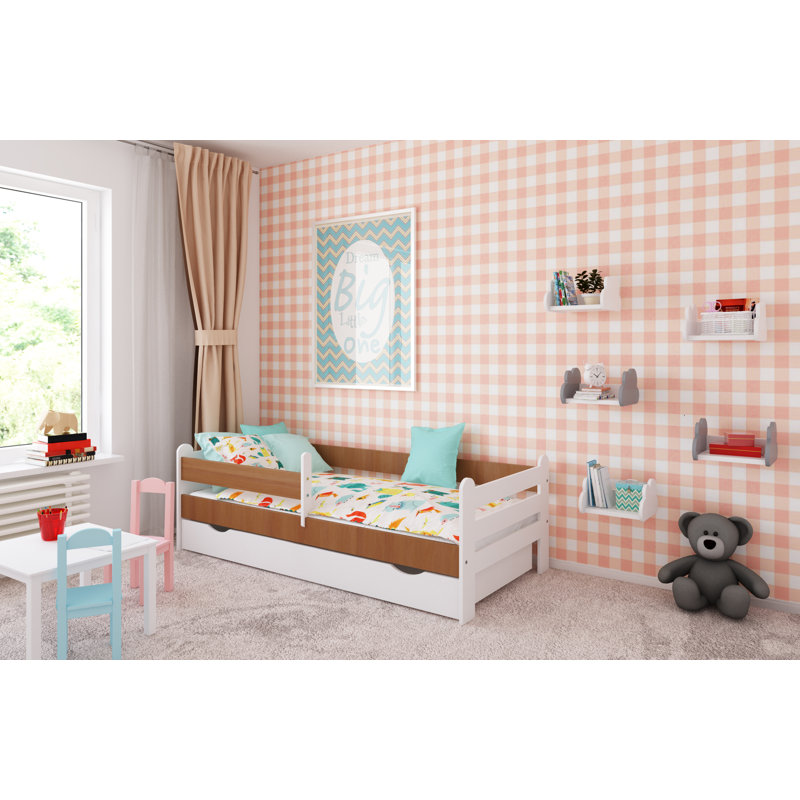 Thaxton Cabin Bed with Storage Included, European Toddler (80 x 160 cm), Alder