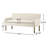 Addington 100% Flax/Linen Upholstered Bench