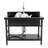Freestanding Stainless Steel Utility Sink With Pull-Out Faucet-113607623