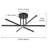Celene 3-Light LED Fixtures Dimmable Semi Flush Mount Ceiling Light for Living Room Bedroom Dinning Room Kitchen-495161135