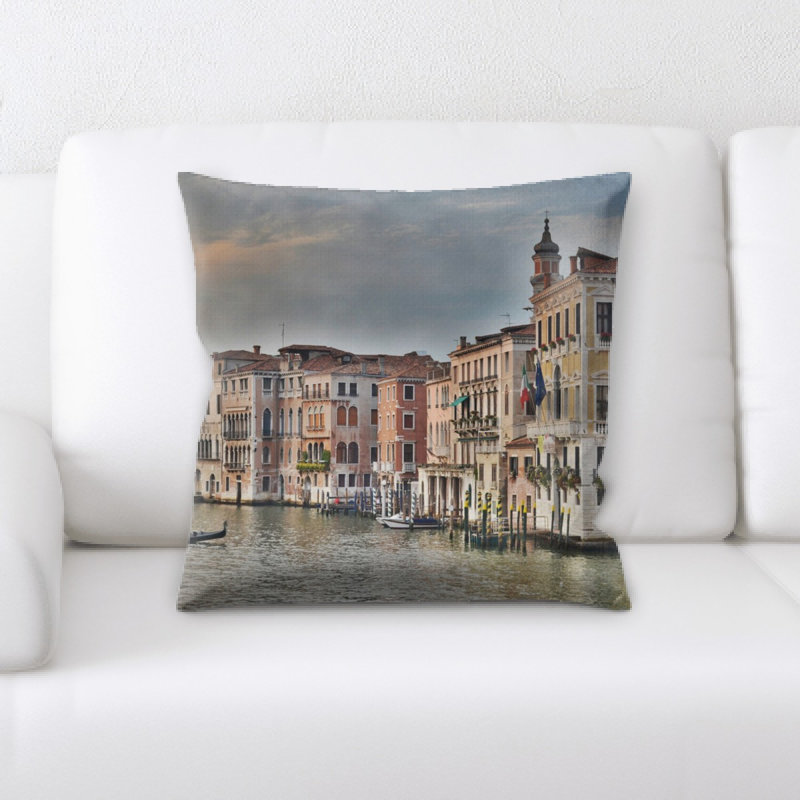 Coussin décoratif grand canal