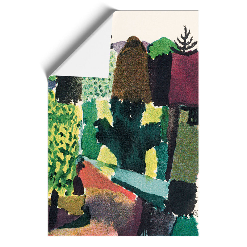 Park by Paul Klee - No Frame Painting, 42cm H x 30cm W x 0.1cm D
