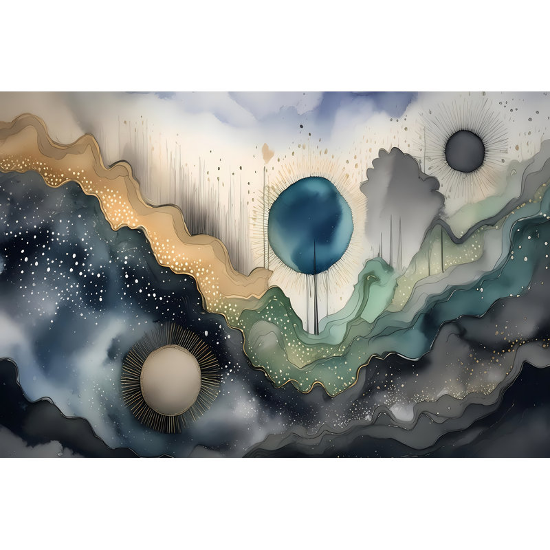 Dérive céleste, H 20 po x l 30 po