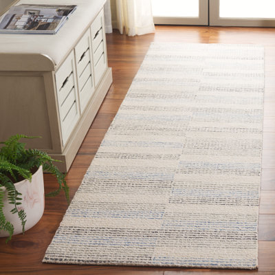 Tapis ivoire / bleu Ebony 810