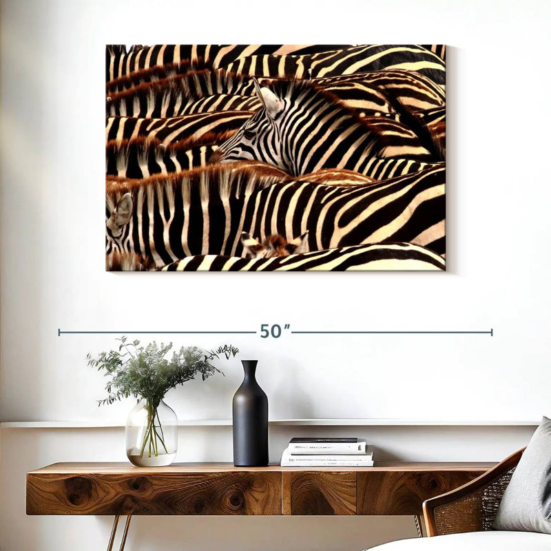 Serengeti Zebra Stripes, H 26 po x l 39 po