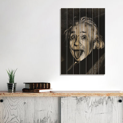 Albert Einstein, tirant la langue