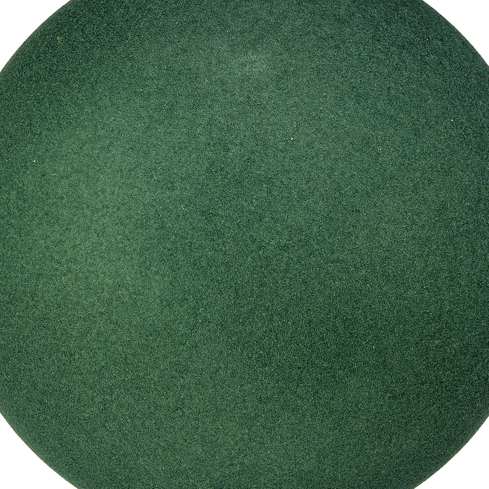 120Mm Shatterproof Flocked Ball Ornament, Green