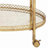 Brass Metal Rolling 2 Mirrored Shelves Bar Cart with Vintage Inspired Details, 30" x 16" x 34"-729454256