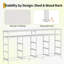 160 cm W Chest of 12 Drawers-1904753357