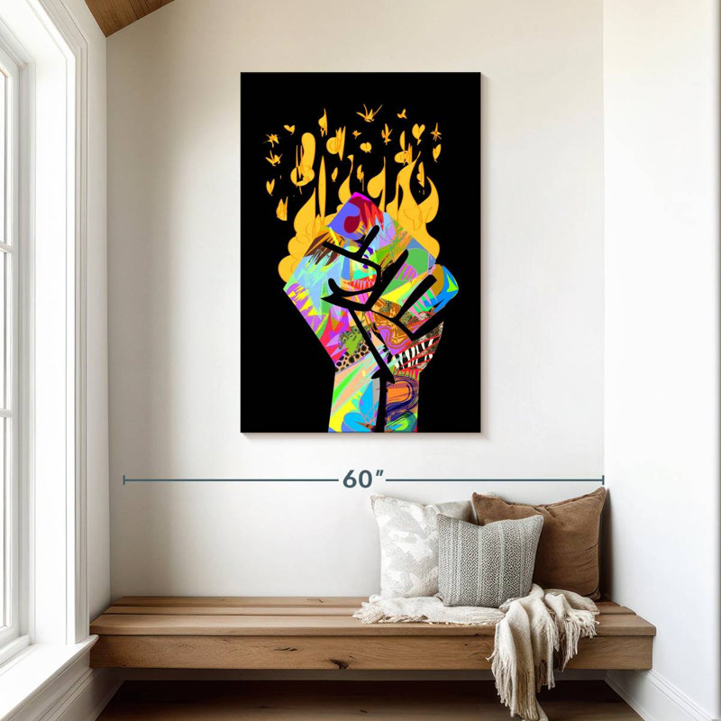 Khazi BLM, 45" H x 30" W