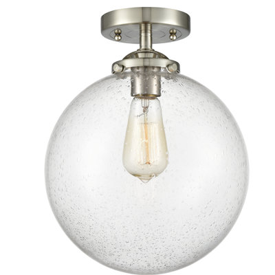 Plafonnier semi-encastré 1 lumière 10 po Zarmayr