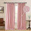 Linen Blend Blackout Curtain Panel Pair