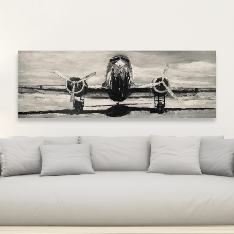 Toile avion | Art industriel pour chambre à coucher