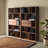 American Style Multiple Lattice  Wood Bookcase