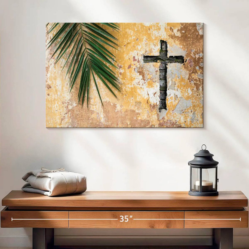 Adella Cross Shaped Imprint, 16" H x 24" W