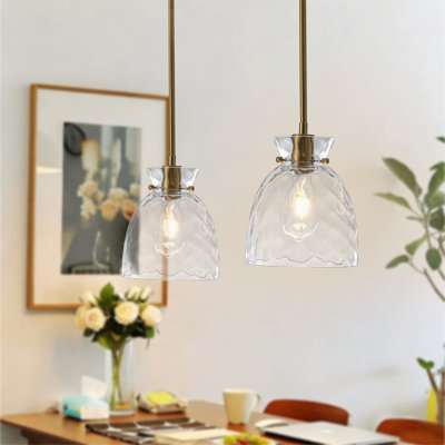 1 - Light Dimmable Dome Pendant Light