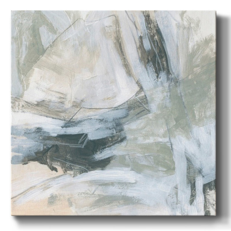 Neutral Swath III-Gallery Wrapped Canvas, 24" H x 24" W