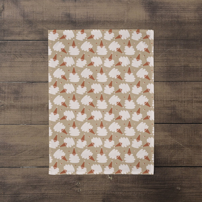 Christmas Santa Claus - Botanical Tea Towel