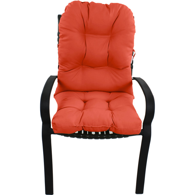 Coussin de siège / de dossier d'intérieur / d'extérieur, Orange foncé