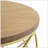 Golden Side Table [MDF TOP+ METAL FRAME]