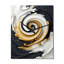 Horloge murale à spirale abstraite liquide-99636566