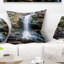 Coussin imprimé en cascade à sofia-131836088
