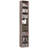 Gracyn 72" H Modern Wood 8-Tier Narrow Library Bookcase with Adjustable Shelves, Standard Storage-2097796093-2116139486