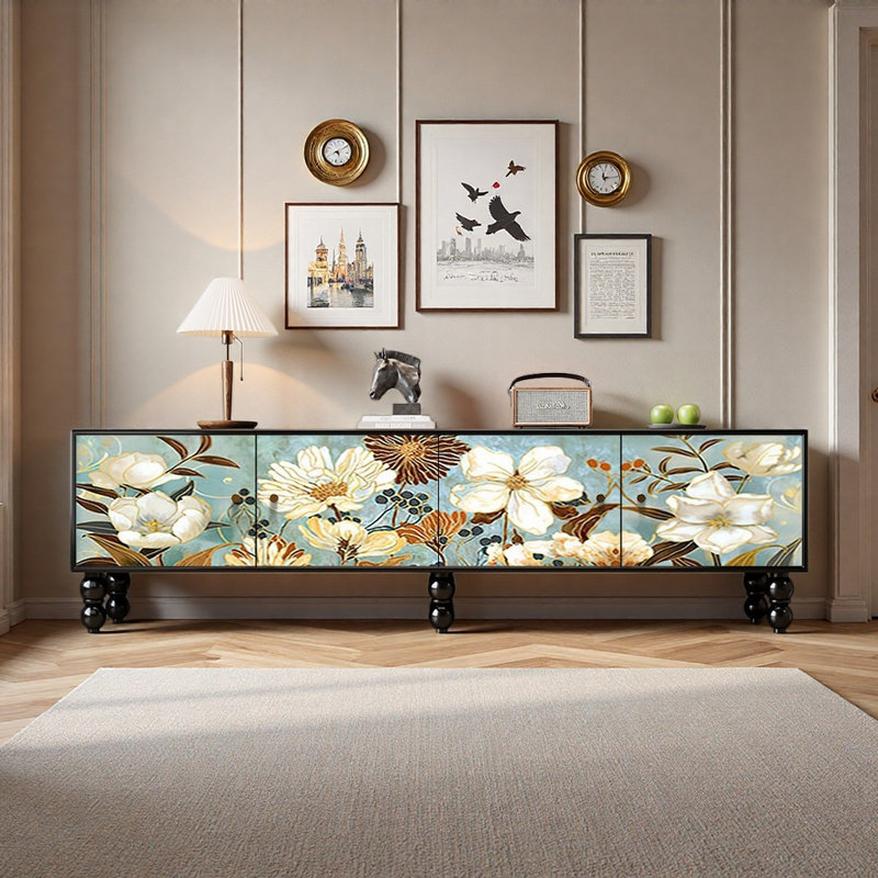 French Medieval Style TV Stand