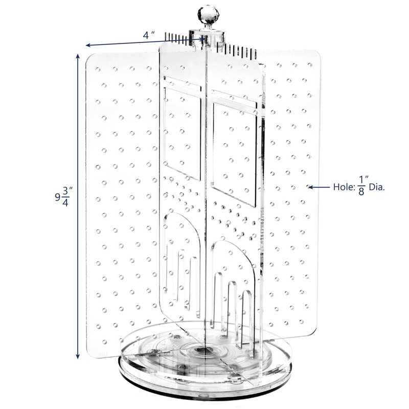 Acrylic Jewellery Stand + Rotating