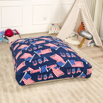 Sensory Crash Pad for Kids & Adult – Crash Mat with Foam Blocks, Removable and washable with Non-Slip Bottom, Fleece Soft Fabric Sensory Pads, Landing Mat for Jumping, Relaxing & Play - 60"x60"